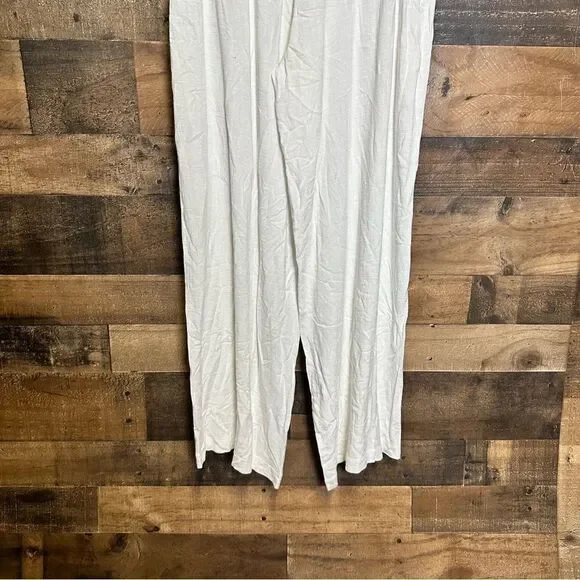 Princess Polly White Simona Linen Pants Sz 10 US NWT - Picture 8 of 13